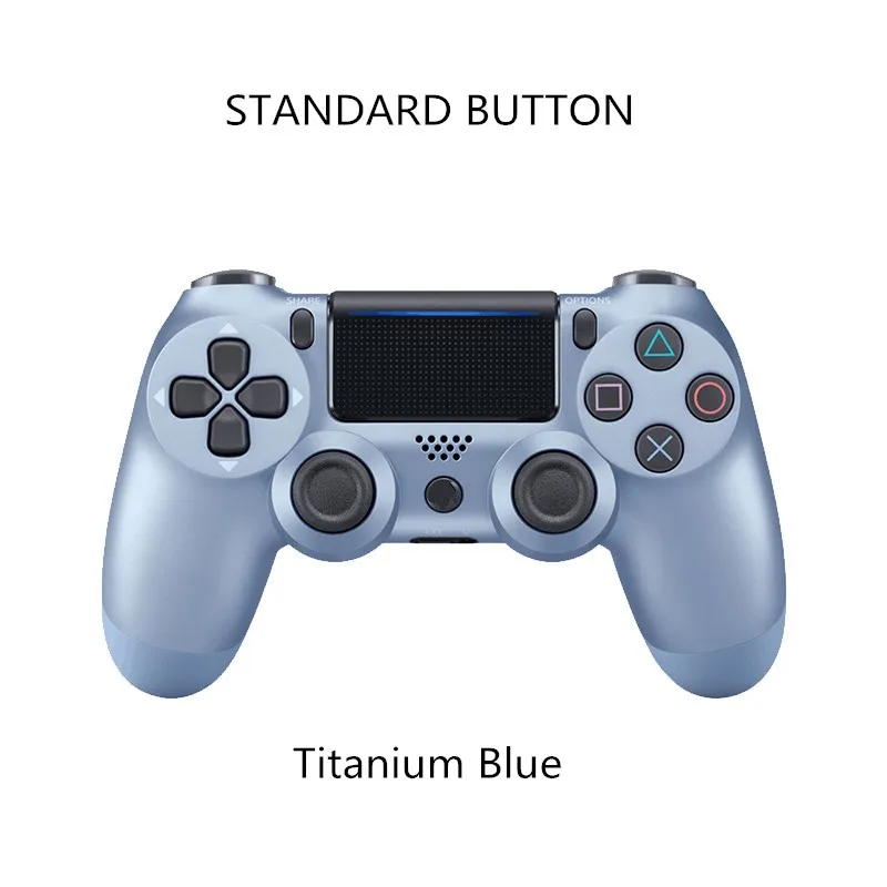 Bluetooth Беспроводной джойстик для PS4 контроллер подходит для Игровые приставки 4 консоль для Игровые приставки Dualshock 4 геймпад для PS3 консоли геймпад джойстик для gamepad геймпад для пк для PS4 - Цвет: type2 Titanium blue