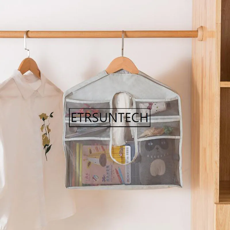 Goedkoop 30 Pcs Closet Opknoping Tas Slaapzaal Garderobe Organizer Diverse Sokken Sjaals Pocket Hanger Opslag Pouch