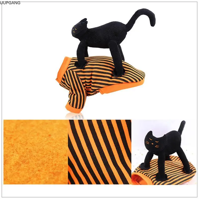 Новый кота собаки любимчика Хэллоуин Костюмы кошка чистый красный осень зима