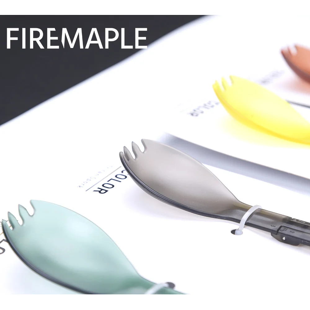 Fire Maple Color Tritan Spork Ложка для кемпинга портативная посуда пеших прогулок легкая