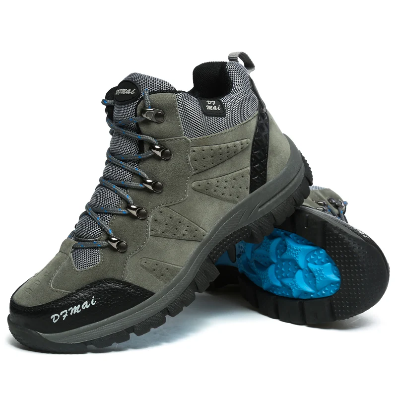 Большие размеры Новинка мужские ботинки уличные Водонепроницаемые зимние