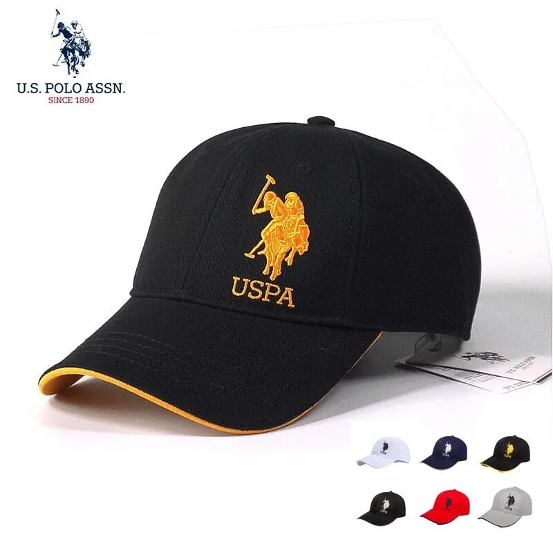 США Polo Assn.2021 новые парные бейсболки модные стандартные хлопковые регулируемые