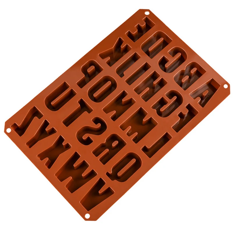 24 дюйма Английский алфавит силиконовая форма для торта пищевой класс