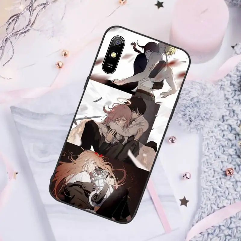 

Anime Chainsaw Man Phone Case For Xiaomi Redmi note 7 8 9 pro 8T 9A 9S Mi Note 10 Lite pro