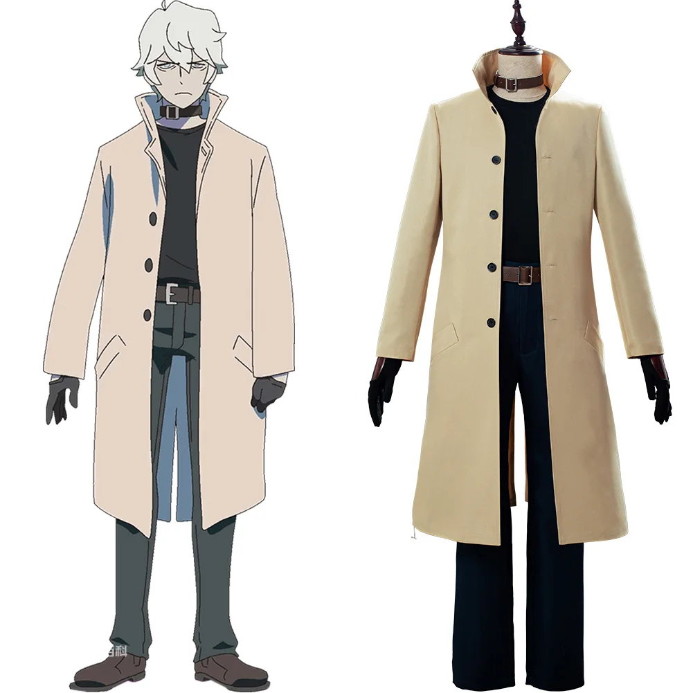Новый костюм для косплея животных Ogami Shirou взрослых мужчин женщин куртка тренчкот
