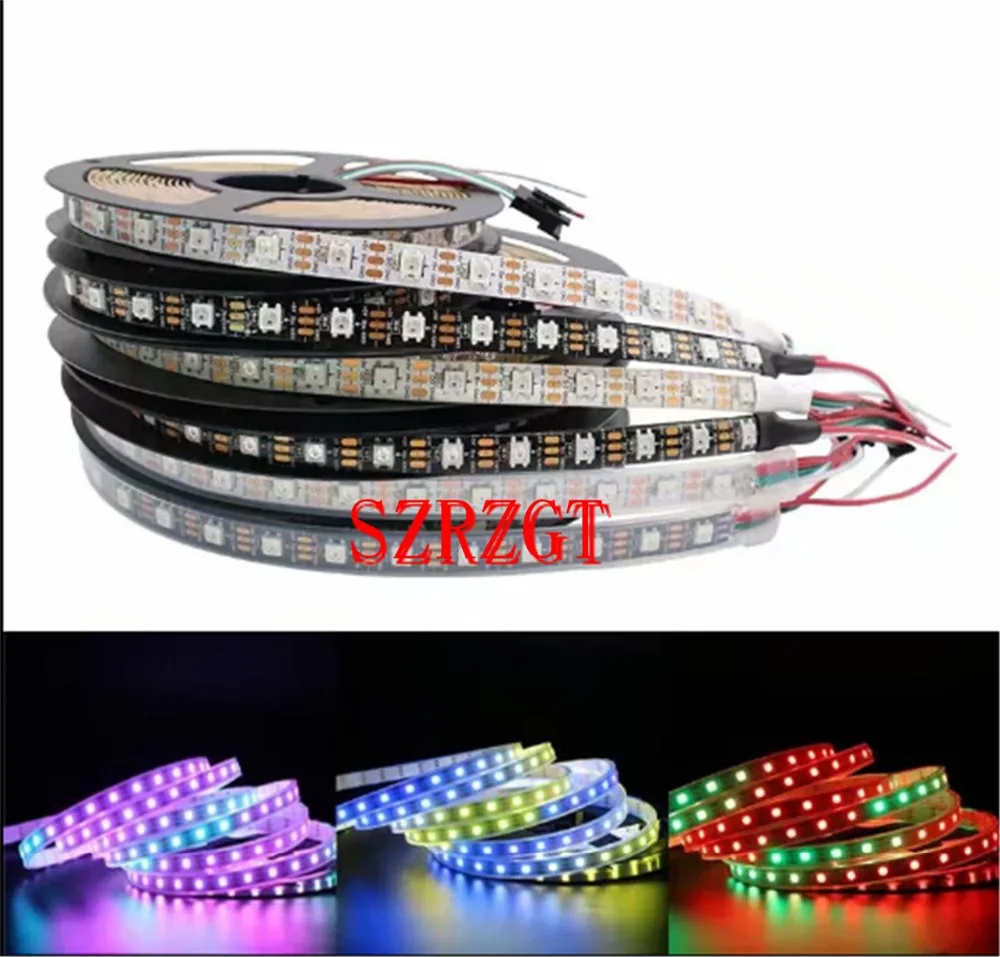Светодиодная лента WS2812B 5050 RGB 5 м 150 светодиодов 300 30 светодиодов/м индивидуально