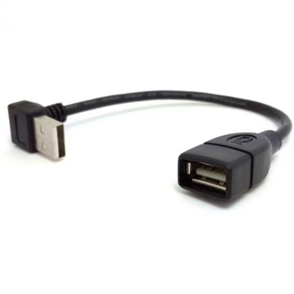 Адаптер Папа мама с углом обзора 90 градусов USB 3 0 удлинитель для кабеля 2 быстрая