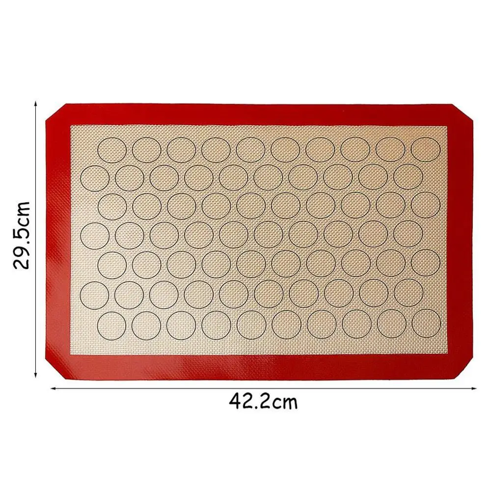 

Silicone Macaron Baking Mat - for Bake Pans - Macaroon/Pastry/Cookie Making - Professional Grade Nonstick Drop Shipping