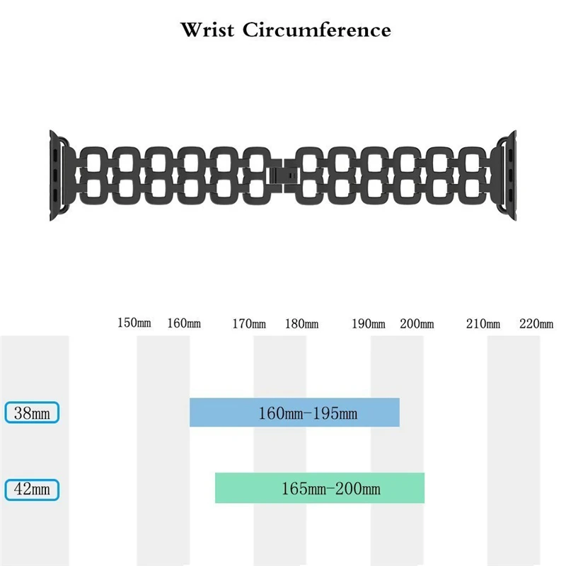 

Link Bracelet Stainless Steel Strap for Apple Watch Band 3 2 38mm 42mm Metal Band for IWatch Bands Series 5 4 40mm 44mm Bracelet