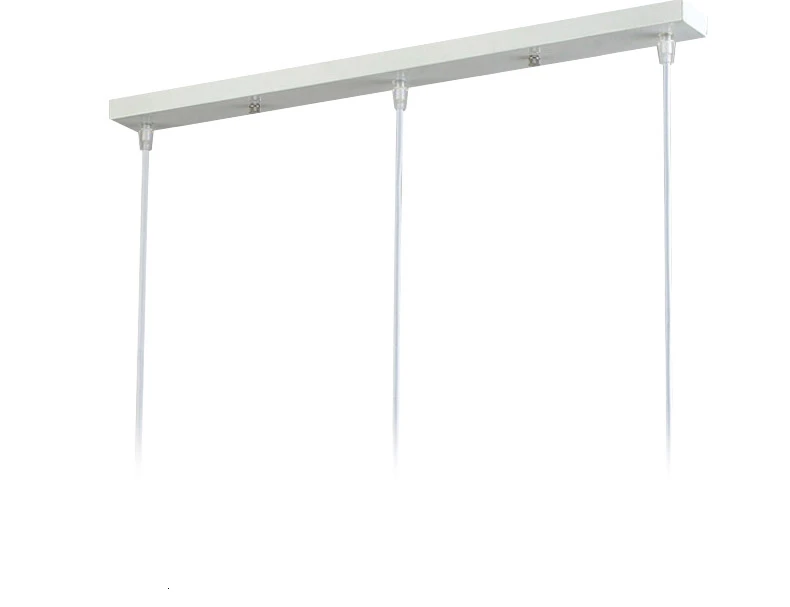 50cm white rectangle Современный светодиодный подвесной светильник с деревянным железом, столовая, бар, кафе, ресторан, скандинавские, для помещений, деревянный цилиндр, подвесной светильник - Body Color: 50cm white rectangle
