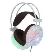 professional gaming headset led light earphone wired headphone with microphone h6 oct13 professional drop shipping o16