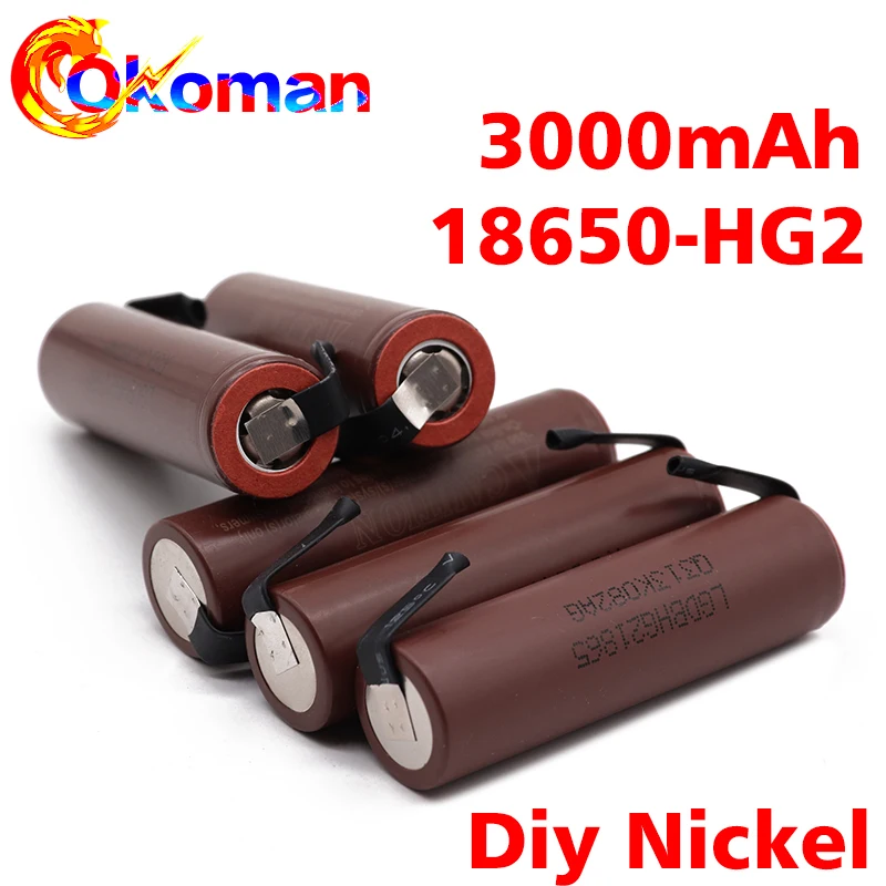 2020 Новый HG2 18650 3000 мАч аккумулятор 18650HG2 3 6 в разряд 20 А предназначенный для батарей