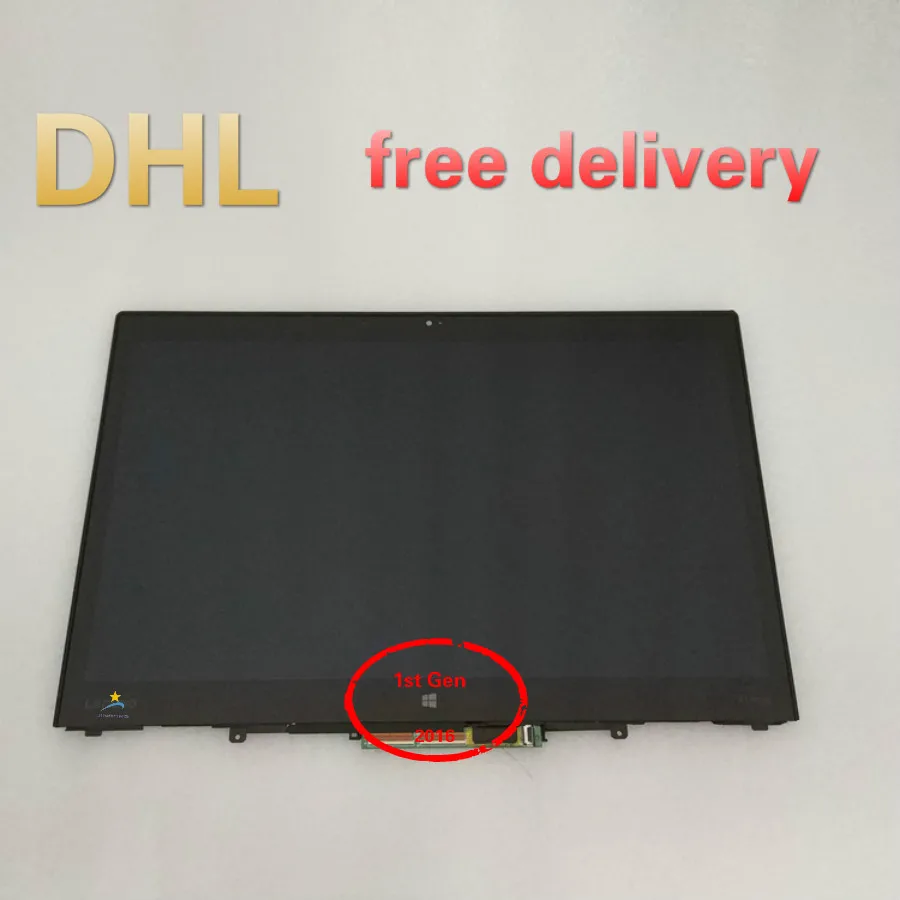 

00NY410 Original New Full Lenovo ThinkPad X1 Yoga 1st Gen FHD 14.0'' LCD LED Touch Screen Digitizer Assembly Bezel