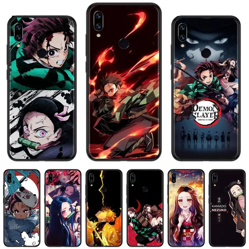 

Kamado Nezuko Yaiba Demon Slayer Phone Case For Xiaomi Redmi 7 8 9t a3 9se k20 mi8 max3 lite 9 note 9s 10 pro