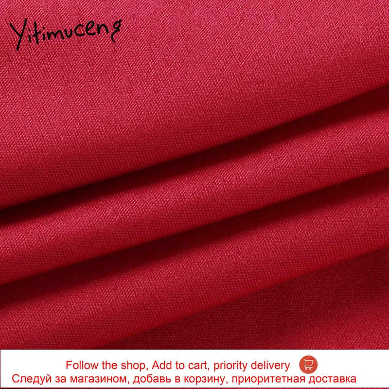 

Yitimuceng Puff Sleeve Zipper Sexy Split Dress Spliced Square Collar Pencil Black Partty Spring 2021 Dresses Long Sleeve New