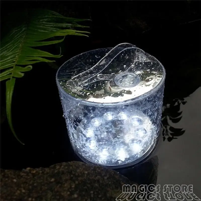 Надувная палатка на солнечной энергии светильник-лампа 10 светодиодов фонарь для