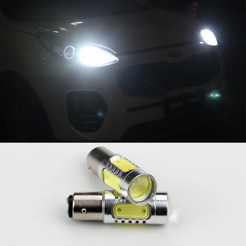 2 шт. BAY15D 1157 светодиодный лампы габаритные фонари для автомобиля Kia Sportage 4 QL 2016 2017