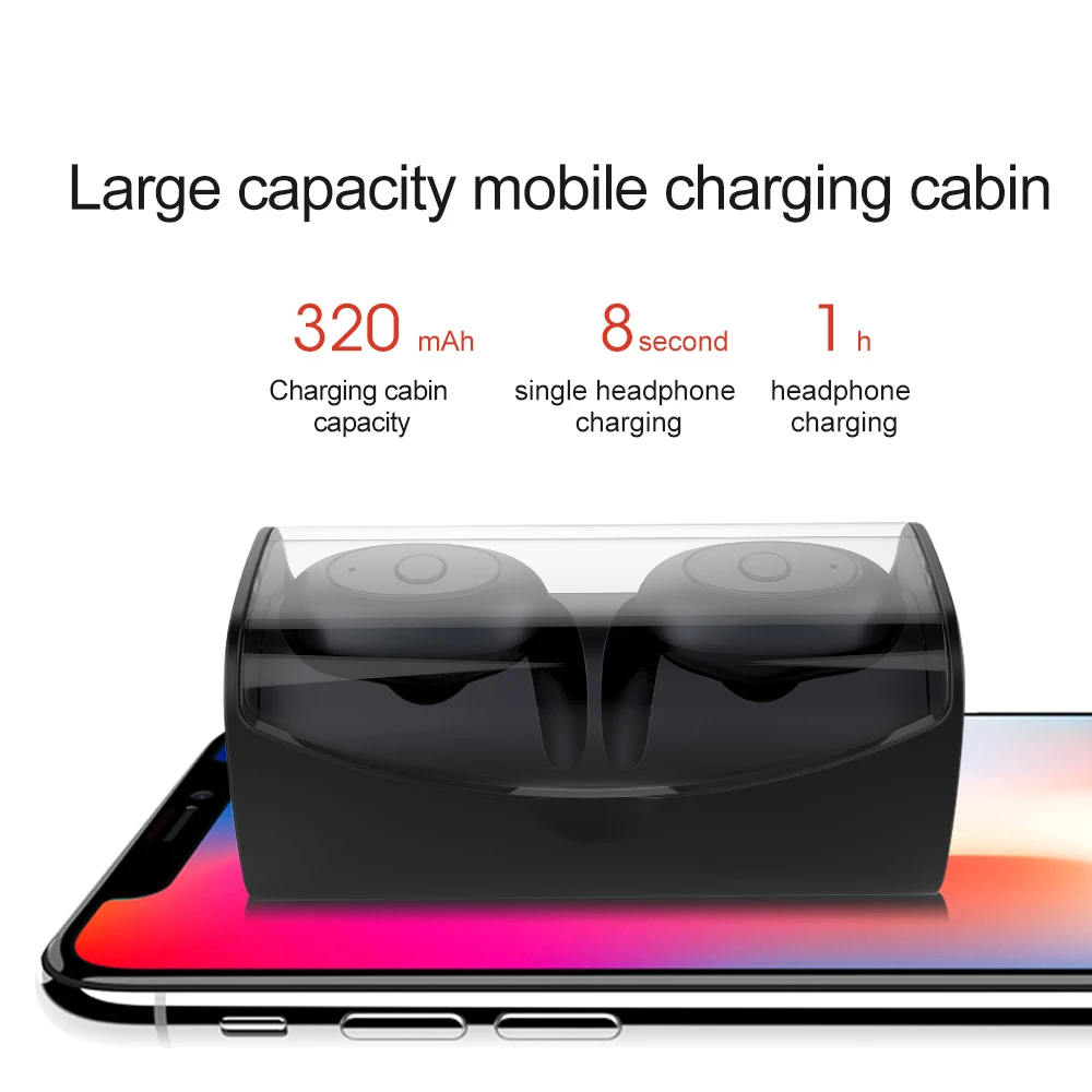 TRN True TWS беспроводные стерео наушники Bluetooth зарядка кабина микрофон громкая связь