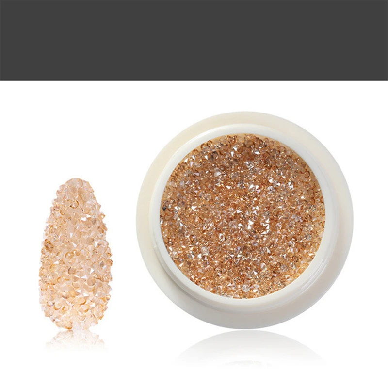 1 Коробка Смесь Кристальных Крошечных Стеклянных Икр Ногтевое Искусство Декорации 3D Микро Эльф Бисер Блестки стразы для Красоты Ногтей.