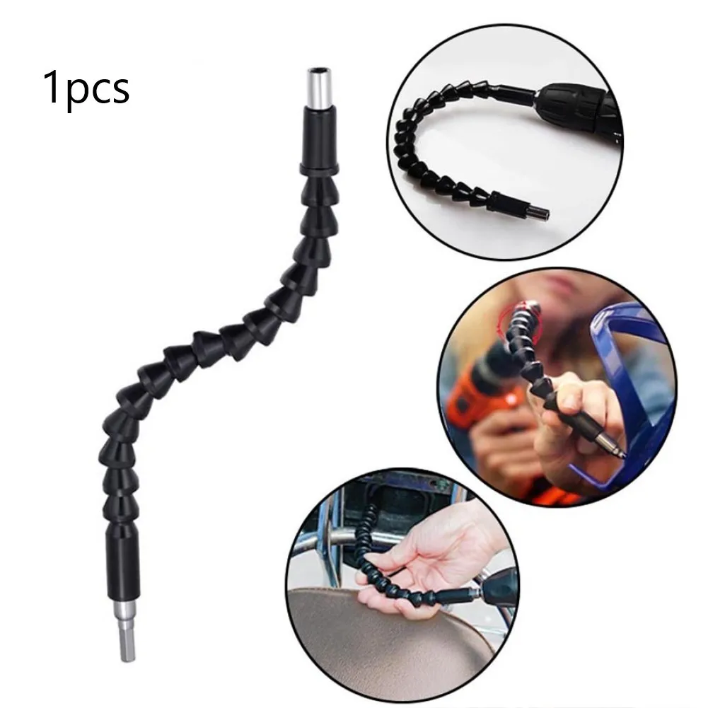 

200/295mm Flexible Car Repair Tools Black Shaft Bits Extention Screwdriver Bit Holder Connect Link Electronics Drill 1/4" Hex