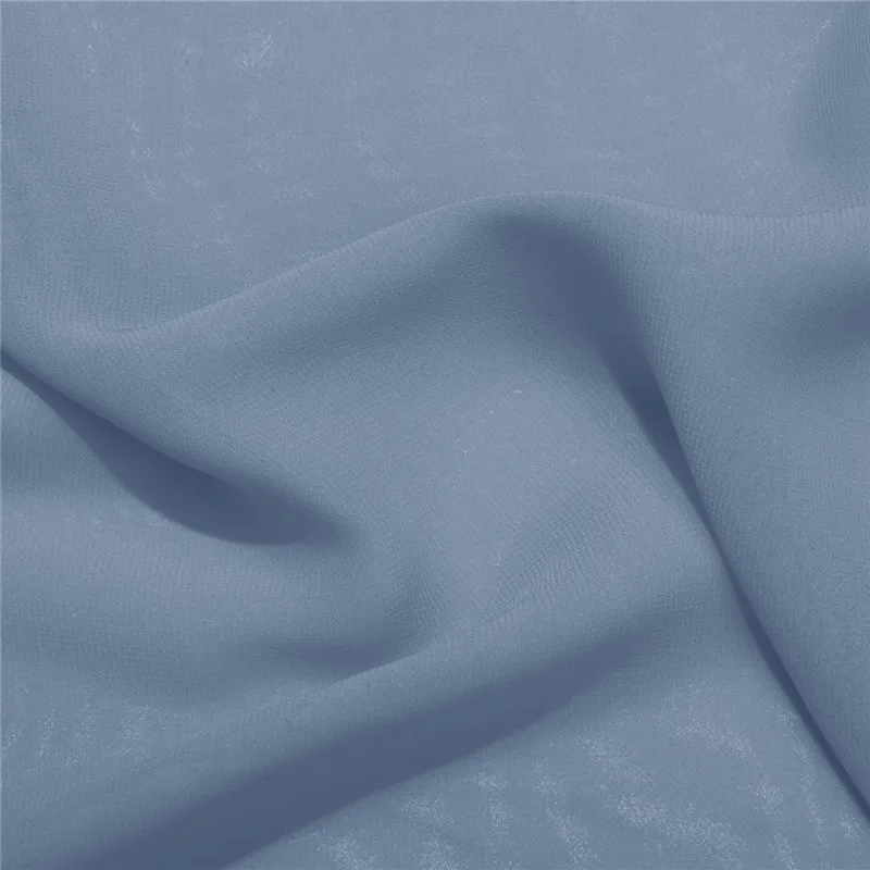 Dusty Blue 1,5 м x 5 м прозрачная шифоновая пыльно-синяя ткань для платья широкая драпировка декорация для фона настольная дорожка однотонная ткань у двора занавеска - Цвет: Dusty Blue