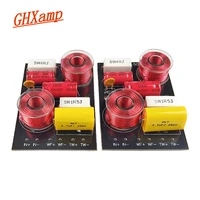 ghxamp 30w 50w 2 way tweeter bass speaker crossover auido 3 0khz two way divider for 5 8 inch speaker use 2pcs
