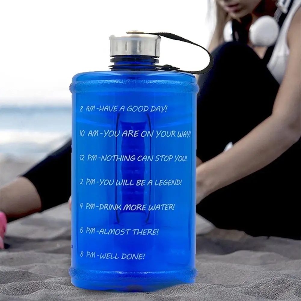 Спортивная бутылка для воды спортзала без бисфенола А большой емкости