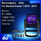 Runningnav для Renault Duster 1 2010 - 2015 Tesla Тип Android автомобильное радио мультимедийный видеоплеер навигация GPS