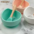 НОВАЯ пищевая безопасная миска для кормления ребенка тарелки детская посуда для кормления ребенка обеденная чаша для обучения еде