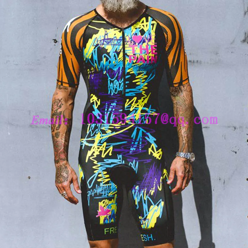 Team Race Cycling Skinsuit Kit New Aero Summer Custom Triathlon Clothing Bicycle Speedsuit Bike Tri Suit Bike Jumpsuit Triatlon