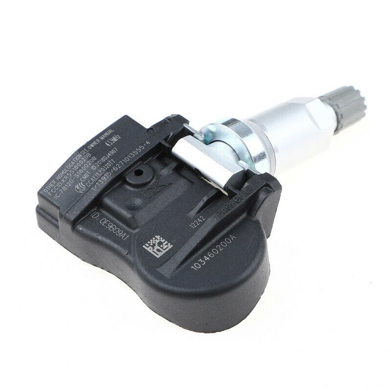 

4Pcs TPMS Tire Pressure Monitor Sensor 433 MHz 103460200A for Tesla Model 3 Model S Model X