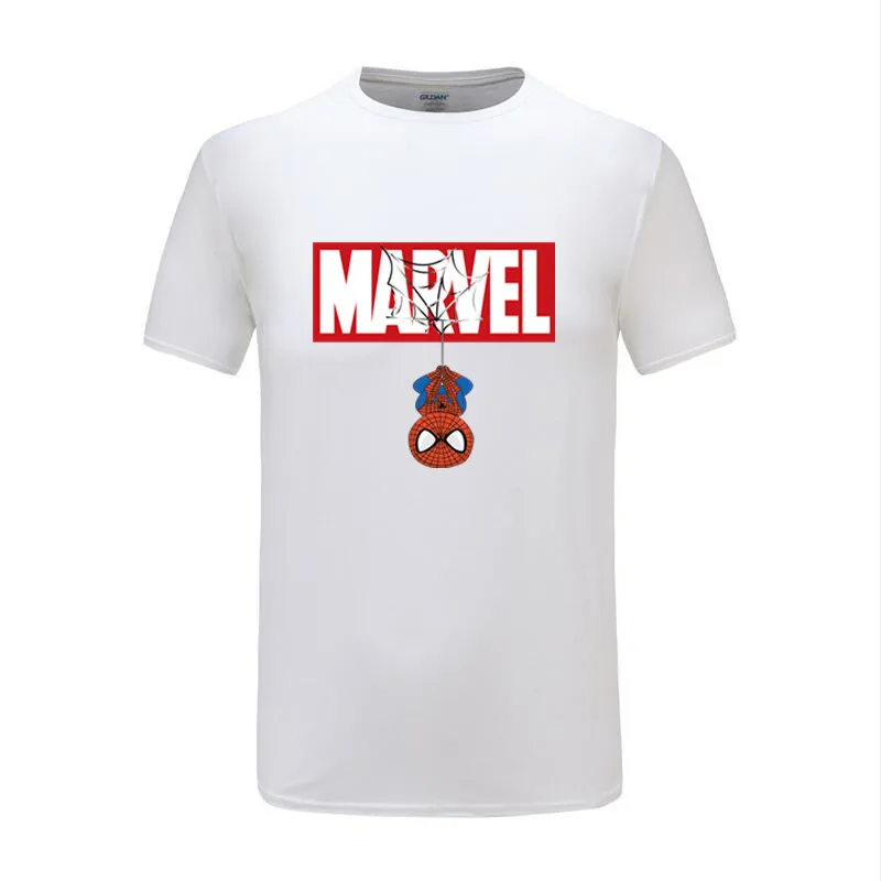 Мужская компрессионная футболка с коротким рукавом и принтом Железного