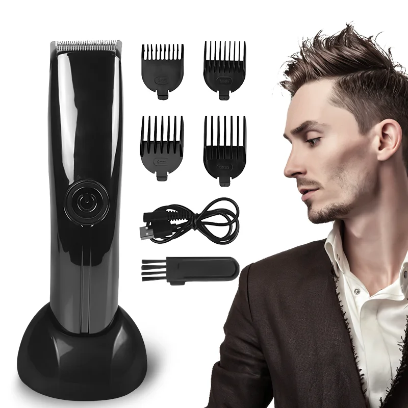 Электрическая машинка для стрижки волос беспроводной USB парикмахерский аппарат