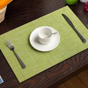 Коврик Topfinel из ПВХ, для кухни, столовой, набор ковриков на стол, для салфеток, подставок под кружки, водонепроницаемая скатерть, коврик для стола