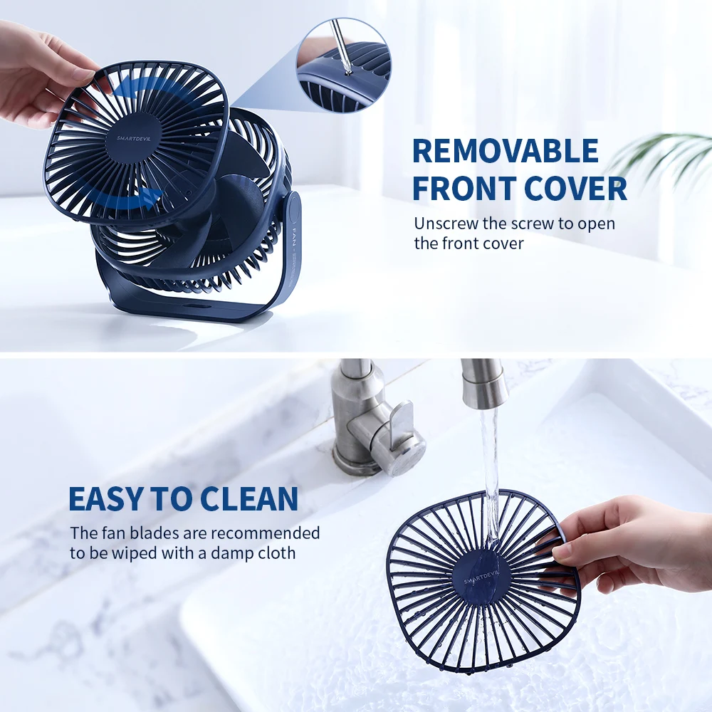 smartdevil portable dc 5v small desk usb cooler cooling fan 3 speed usb mini fans operation super mute silent for pc power bank free global shipping