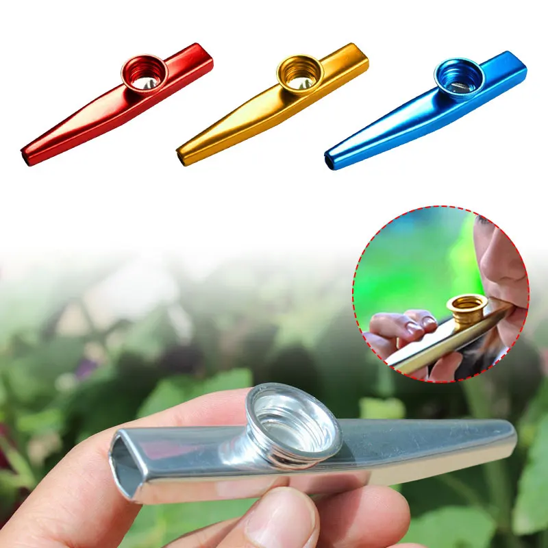 Флейта гитара Instrume Starter Toy kazoo алюминиевый сплав Удобный прочный простой