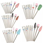 Фрезы керамические алмазные для маникюра, 10 шт.