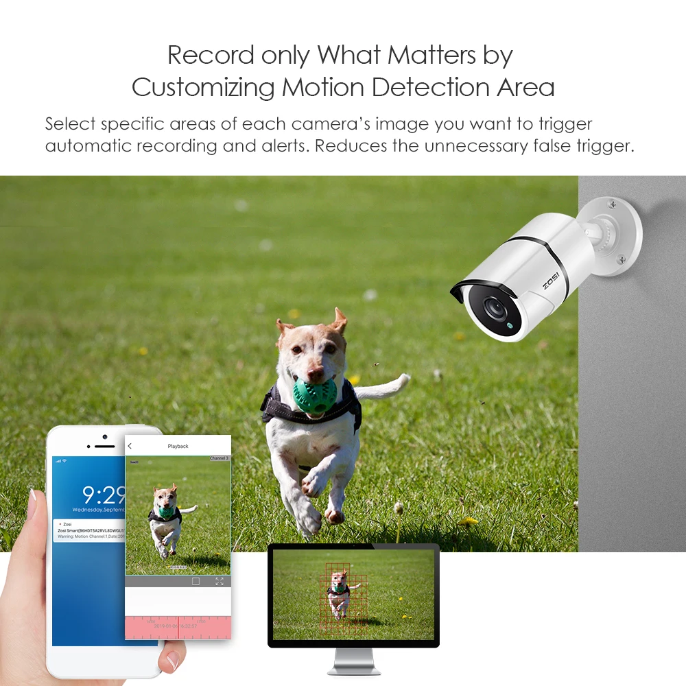 

ZOSI H.265 4K 8CH Ultra HD CCTV Surveillance DVR 4IN1 Digital Video Recorder Motion Detection For 5MP 8MP Analog Camera