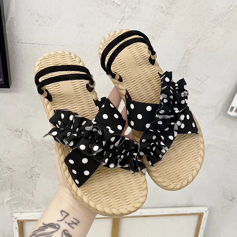 

Slippers Casual Low Shoes Slides Slipers Women Platform Luxury 2021 Soft Flat Rome Fashion PU Basic Shoes Slippers Flat Luxury S