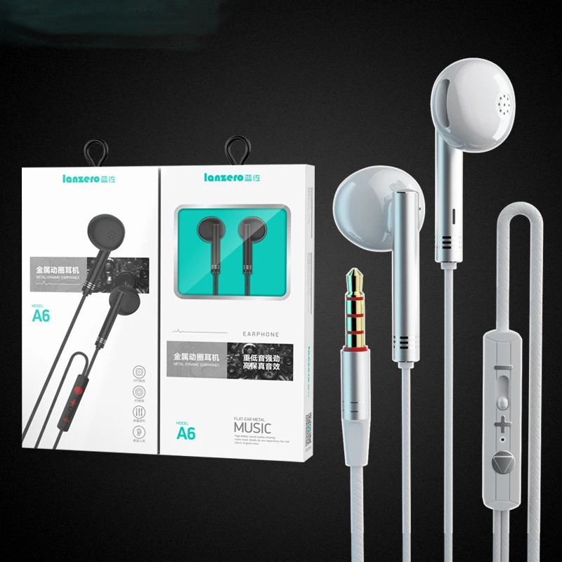 3 5 мм проводные наушники вкладыши гарнитура стерео высокой четкости музыка Смарт