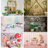 shengyongbao easter backdrops for photography spring flowers rabbit eggs baby photo background photo studio 210318mxr 02