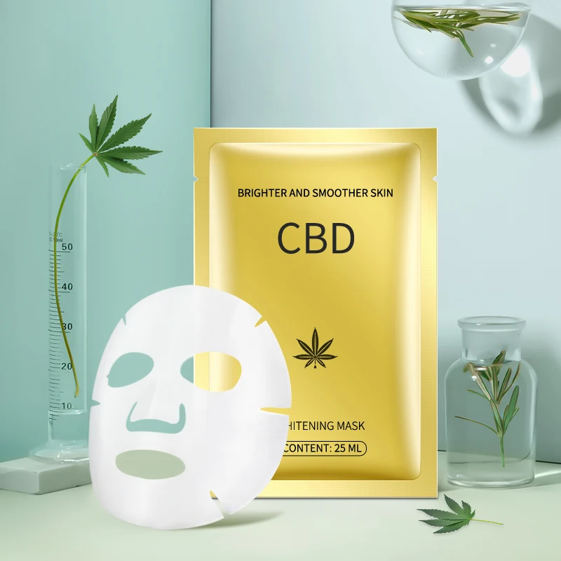 

AiXin Face Care Hemp CBD Mask Facial Sheet Hyaluronic Acid Masks Moisturizing Anti Acne Removal Beauty Women 25ml