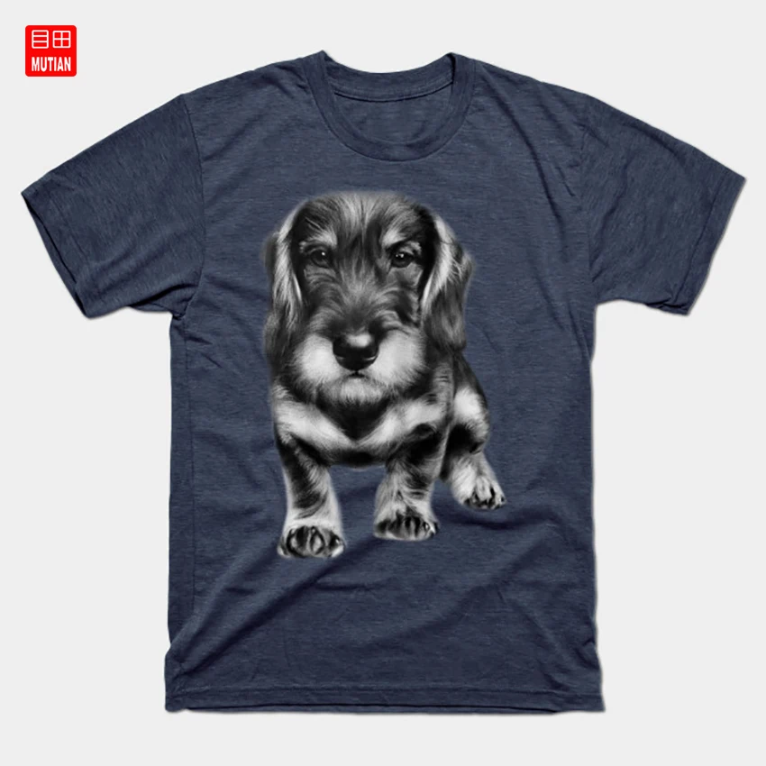 Футболка с таксой Собака Такса искусство картины собака собаки животное картина