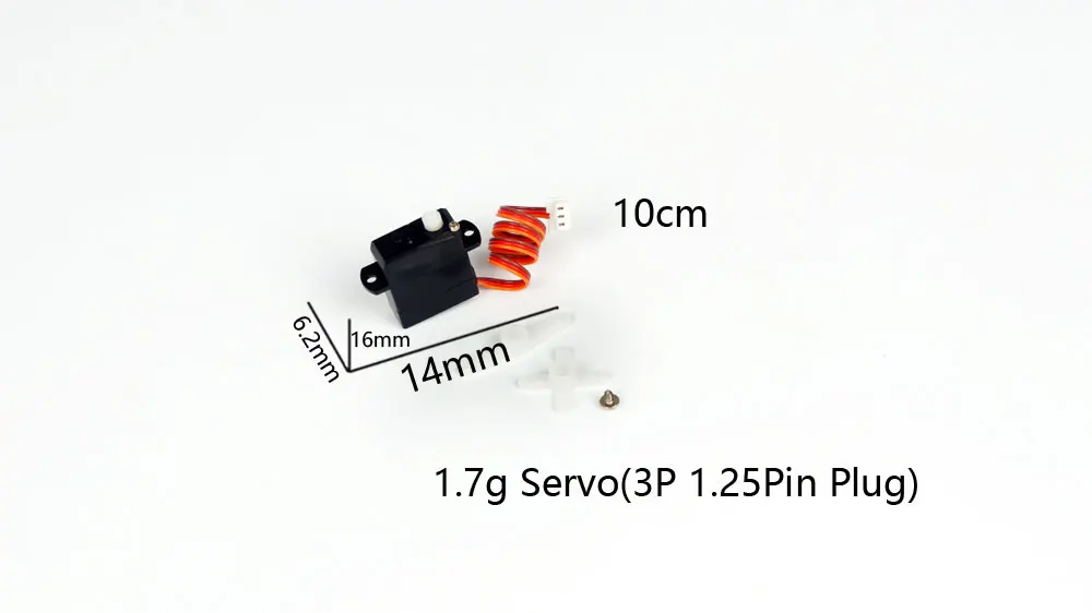 1.7g 1.25pin Высокая скорость высокий крутящий момент PZ/сервопривод Emax 1,7g 2,5g 5g 9g 17g 37g для RC/вертолета/автомобиля/лодки - Цвет: 1.7g 1.25pin
