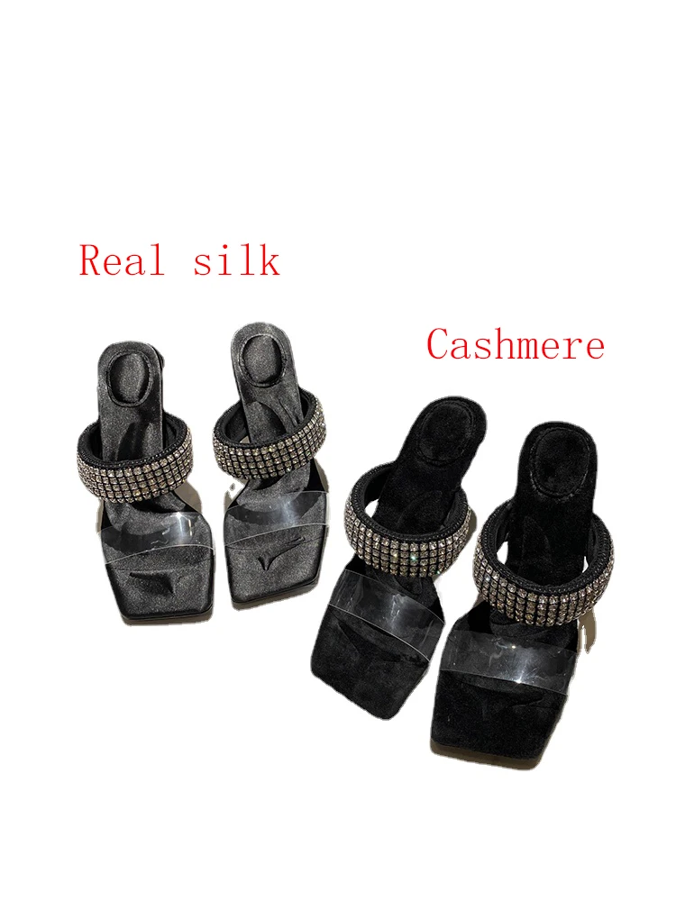 

Женские босоножки ручной работы, стильные сандалии на высоком каблуке, весна-лето 2022