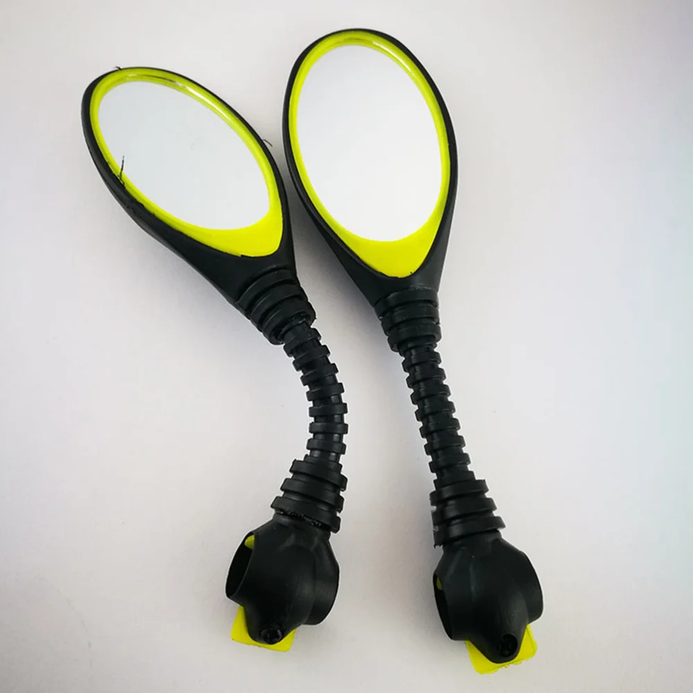 

2pcs Rearview Mirrors Handlebar Flat Mirrors Rear Sight Mirror Bike Accesories