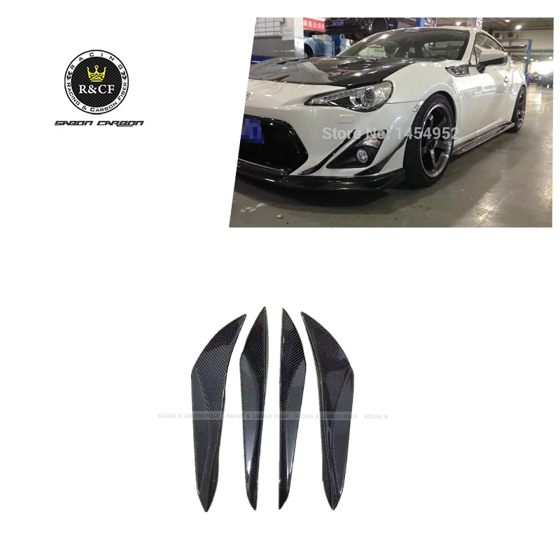 2013 + GT86 BRZ FR-S ОСЧС карбоновые канистры WINGLETS-4PCS в комплекте-2шт внутренний 2шт