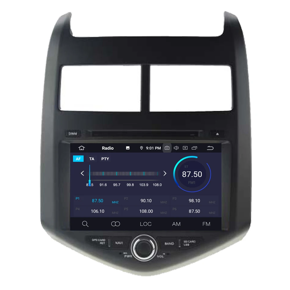 Автомобильный мультимедийный плеер RoverOne для Chevrolet Aveo Sonic 2011 + Android 10 Octa Core 4G 64G Радио