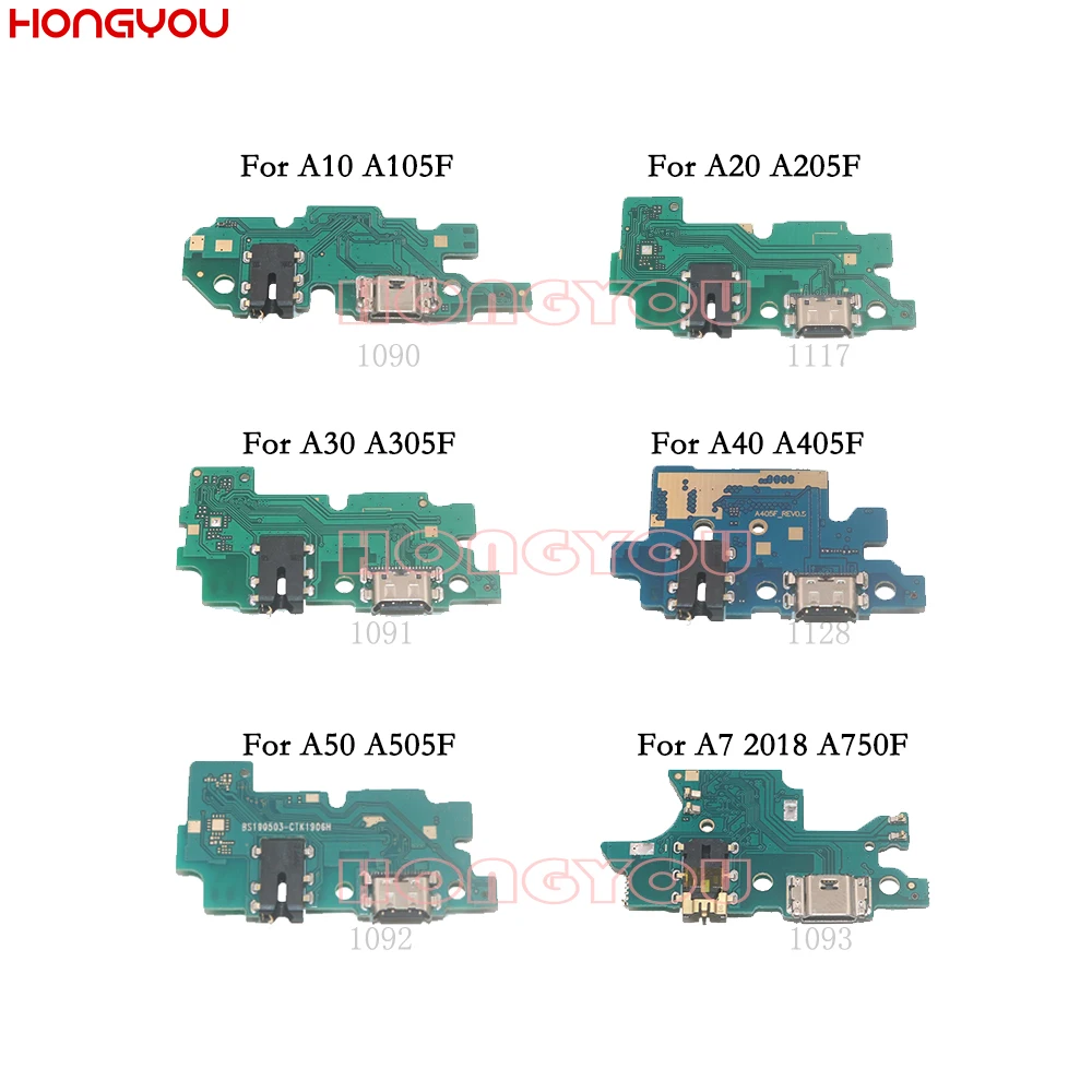 Гибкий кабель для Samsung A10 A105F A20 A205F A30 A305F A40 A405F A50 A505F A750F|Шлейфы мобильных телефонов|