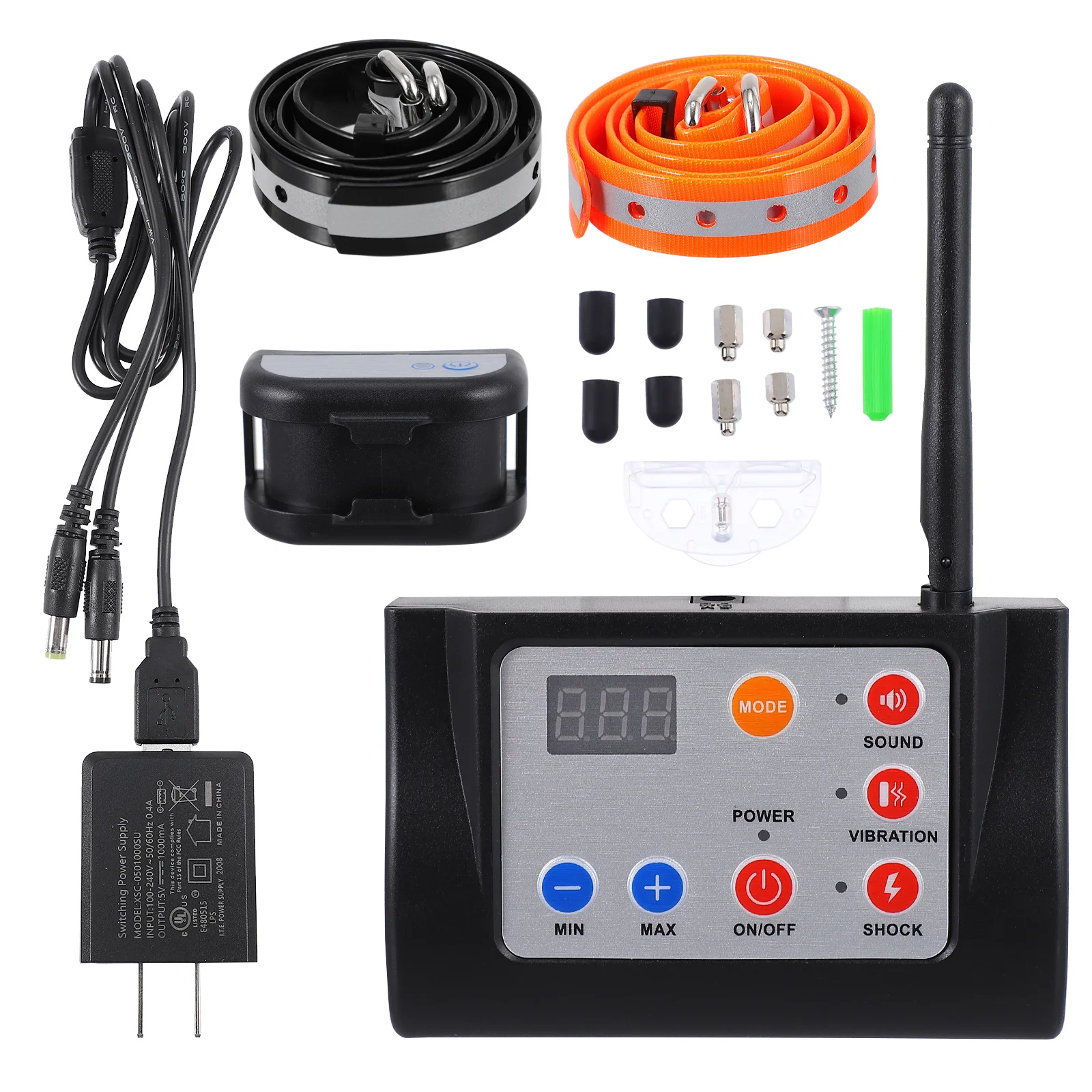 

1 комплект профессиональной фотомагнитной системы, устройство ограничения лая (вилка стандарта США)